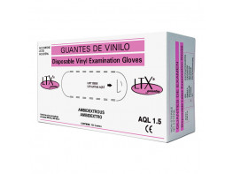 Imagen del producto Ltx guantes vinilo aql 15 T-L 100uds