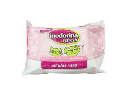Imagen del producto Inodorina toallitas refresh aloe vera 40