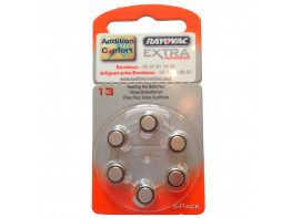 Imagen del producto Rayovac pilas audífono 13 naranja new advanced 6uds