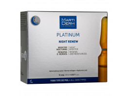 Imagen del producto MartiDerm Platinum Night Renew 10 ampollas