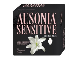 Imagen del producto Ausonia compresas sensitive normal alas 14 und