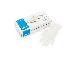 Imagen del producto Aaron Guantes latex talla mediana 100uds