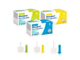 Imagen del producto Glucoject aguja insu. 31g x 5mm 100uds