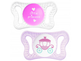 Imagen del producto Chicco Chupete micro silicona rosa 0-2 meses 2 uds