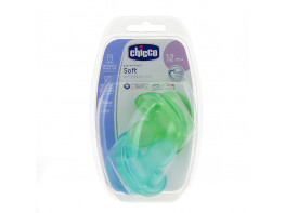 Imagen del producto Chicco Chupete Physio soft azul +12 meses 2 uds