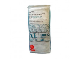 Imagen del producto Indas discos desmaquillantes aloe vera 50 und