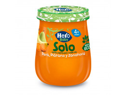 Imagen del producto Hero Baby Solo ecológico pera plátano zanahorias 120g