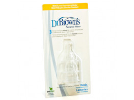 Imagen del producto Dr Brown´s Tetina options +6 meses 2 uds