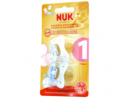 Imagen del producto Nuk Nukete Baby chupete látex azul talla 1 2uds