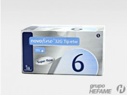 Imagen del producto Novofine agujas 32G 32G 0,23/0,25X6MM 100u