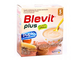 Imagen del producto Blevit Plus Duplo 8 cereales con miel y galletas María 2x300g