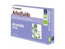 Imagen del producto ARKOFLUIDO ALCACHOFA HINOJO 10 AMPOLLAS