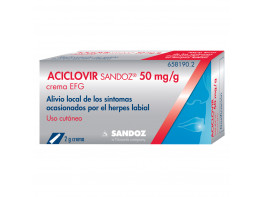 Imagen del producto Sandoz aciclovir 50mg/g crema 2g