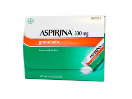 Imagen del producto Bayer aspirina 500mg granulado 20 sobres