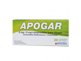 Imagen del producto Apogar 5mg 20 comprimidos para chupar