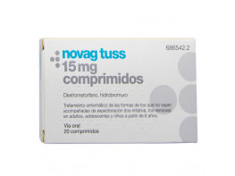 Imagen del producto Novag tuss 15 mg 20 comprimidos