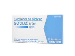 Imagen del producto Supositorios glicerina glycilax niños