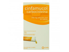 Imagen del producto Cinfamucol carbocisteina 750 mg 12 sobres