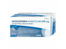 Imagen del producto Sandozcare mucolítico 600x10com efervescentes efg