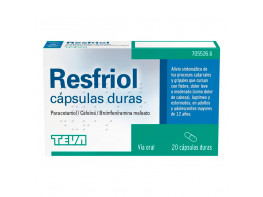 Imagen del producto Resfriol 20 cápsulas duras