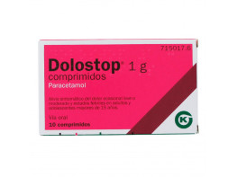 Imagen del producto Dolostop 1g 10 comprimidos