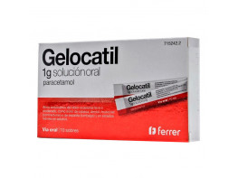 Imagen del producto Gelocatil 1 g solución oral 10 sobres