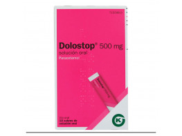 Imagen del producto Dolostop 500 mg sol oral 10 sobres 10 ml