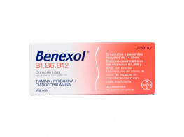 Imagen del producto Benexol b1 b6 b12 30 comprimidos