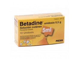 Imagen del producto Betadine solución cutánea 10uds