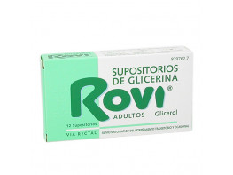 Imagen del producto Supositorios glicerina rovi adultos 12 u
