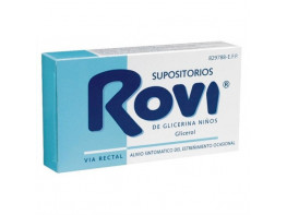 Imagen del producto Supositorios glicerina rovi niños 15 u