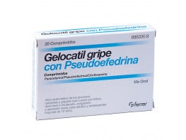 Imagen del producto Gelocatil gripe c/pseudoefedrina 20 comp
