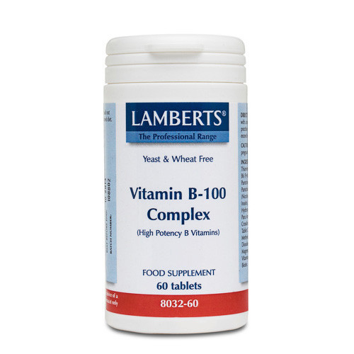 Imagen de VITAMIN B100 COMPLEX 60TAB 8032 LAMBERTS
