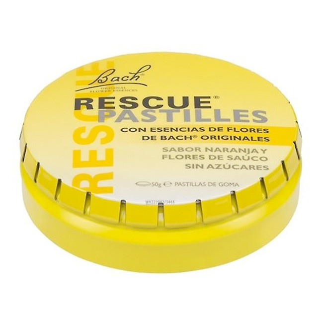 Imagen de Bach rescue pastillas naranja y sauco 50g