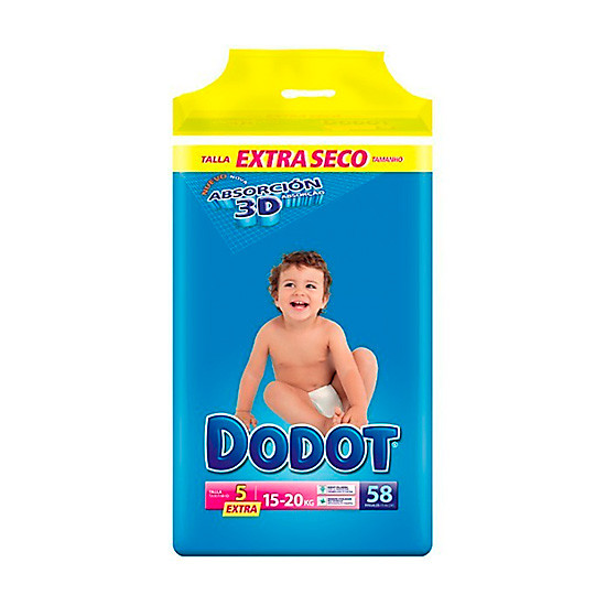 Imagen de Dodot pañal t/5 13-18 kg 58u