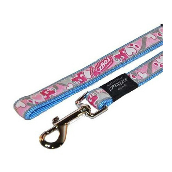 Imagen de Rogz correa pink hearts special agent