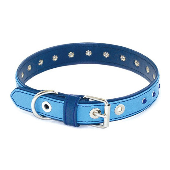 Imagen de Petuky collar piedras azul 45cm