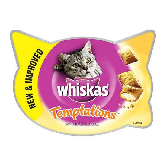 Imagen de Whiskas temptations pollo 8x60g