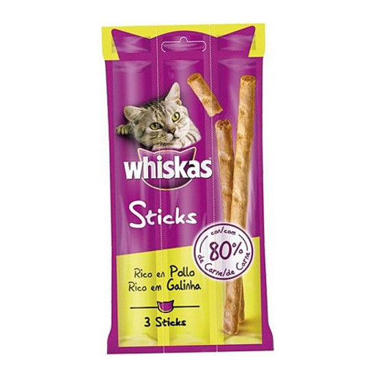 Imagen de Whiskas stick pollo 3u/18g (x28)