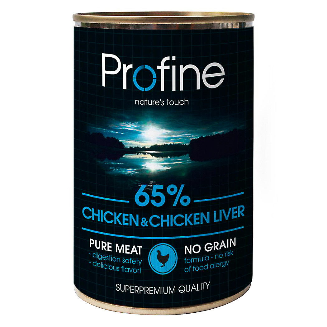 Imagen de Profine 65% chicken & chicken liver 6x40