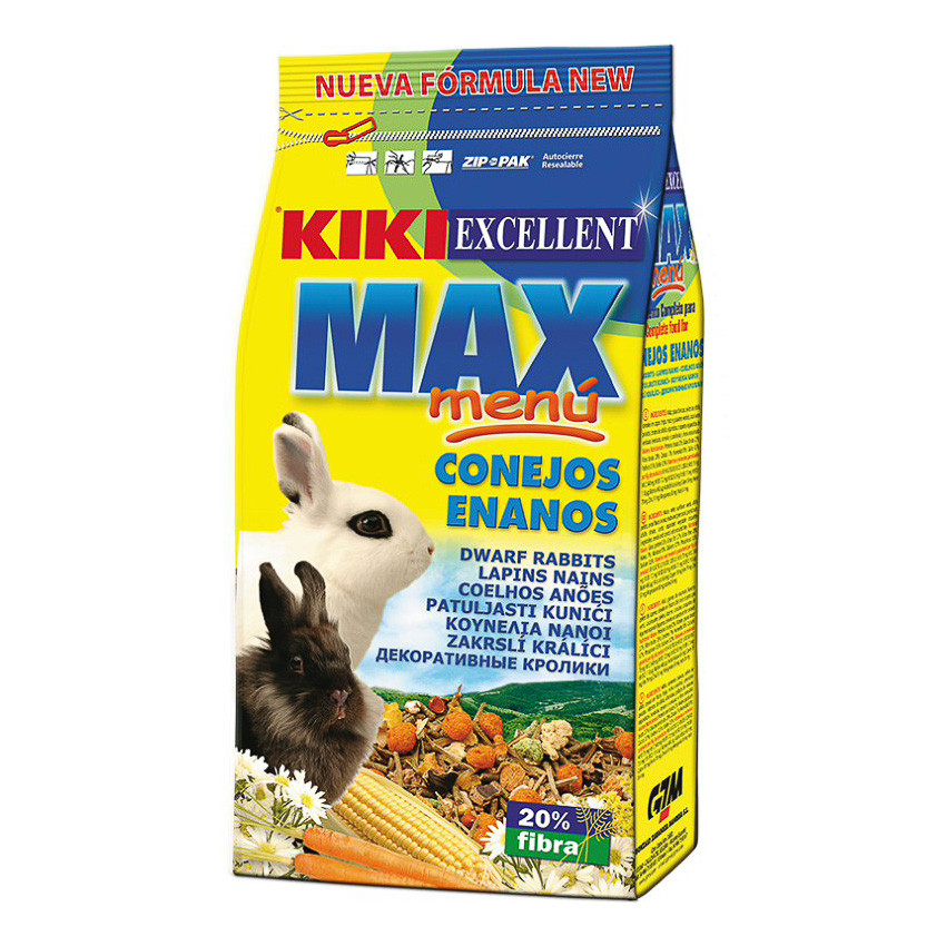 Imagen de Kiki max menu conejos enanos bolsa 2kgs