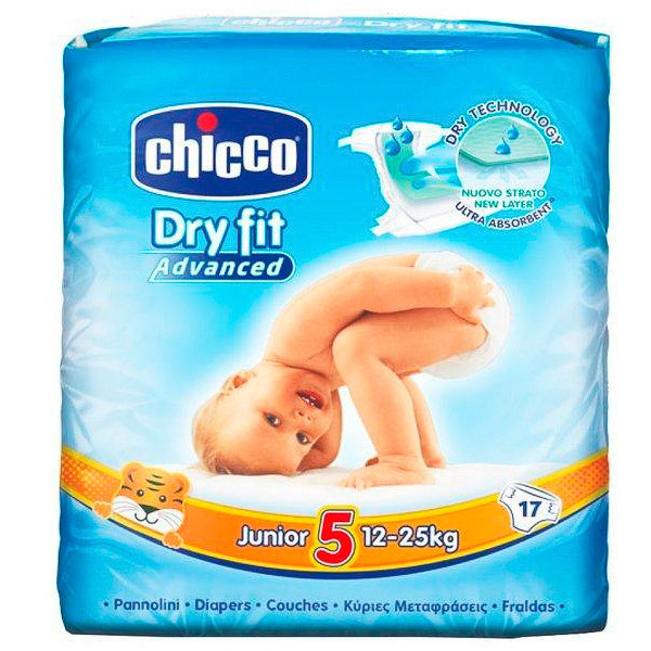 Imagen de Chicco pañal dry fit junior 12-25 kg