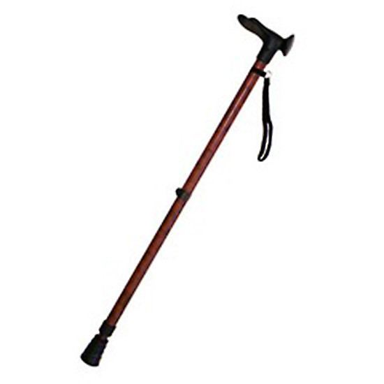 Imagen de MULETILLA ALUMINIO IZQD COLOR MADERA BAR