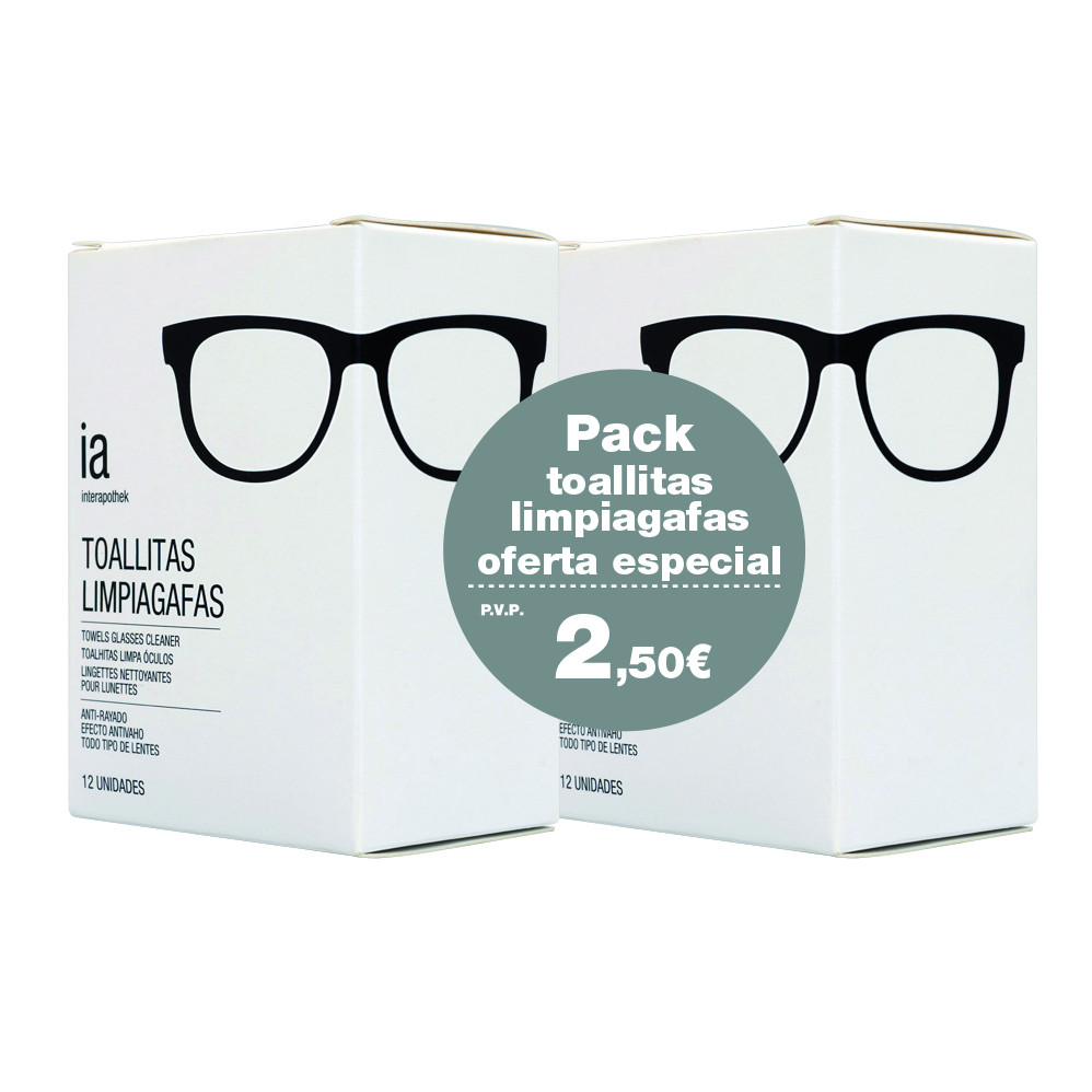 Imagen de Interapothek duplo toallitas limpiagafas