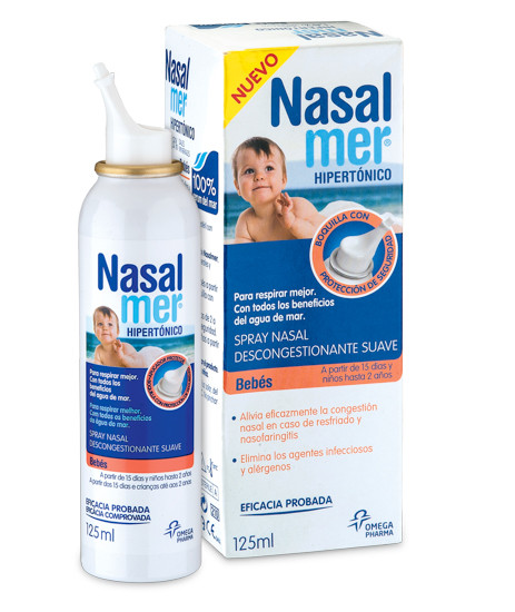 Imagen de NASALMER BEBES HIPERTONICO SPRAY 125 ML