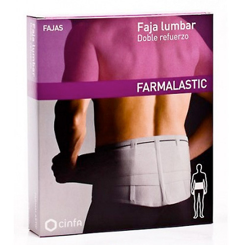 Imagen de Faja farmalastic lumbar reforzada t/1