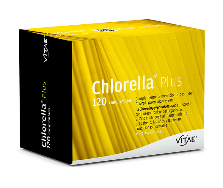 Imagen de CHLORELLA PLUS 120 COMPR 1000MG    VITAE
