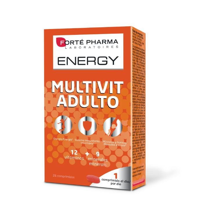 Imagen de Forte pharma energy multivit adultos 28 comprimidos