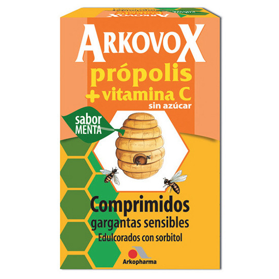 Imagen de ARKOVOX PROPOLIS-VIT.C SABOR MENTA 20 C.