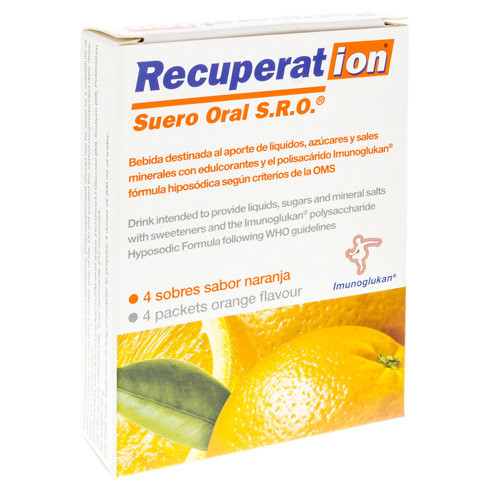 Imagen de RECUPERATION SUERO ORAL NARANJA 4SOBRES